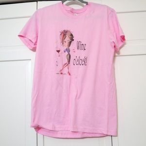 Pink Artsy Wine T-shirt
